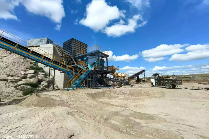 哈萨克斯坦500tph花岗岩破碎生产线