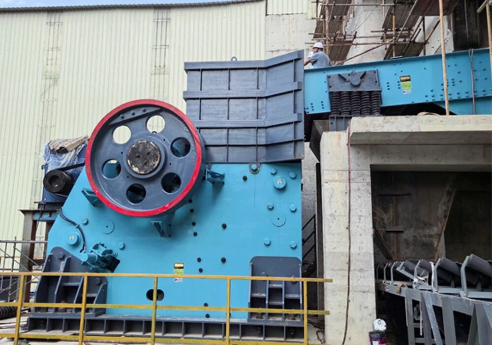 再创佳绩！上海山美股份JC771超1800吨/小时大型颚破成功应用于柳州祥云建材技改项目